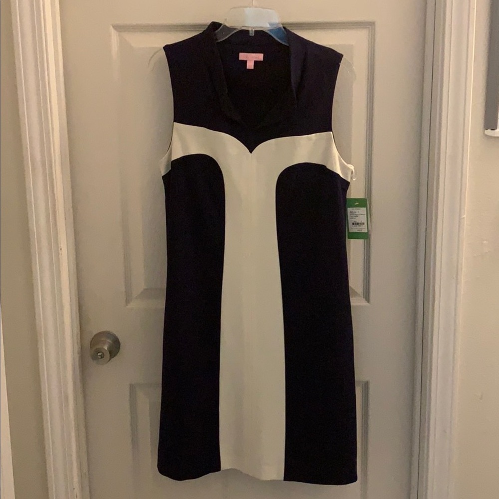 Lilly Pulitzer color-block dress